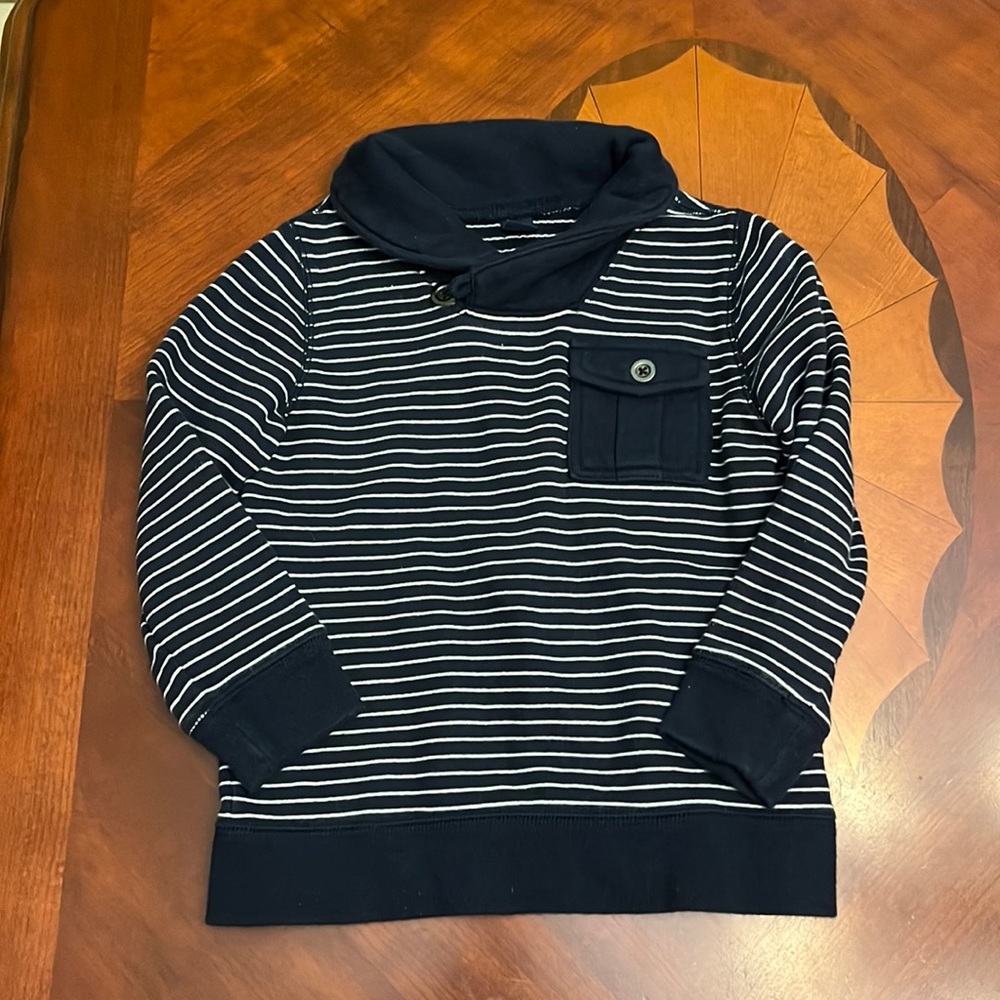 Gap Navi blue stripes sweatshirt